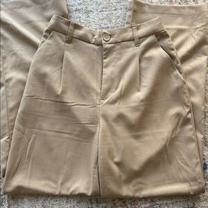 H&M beige trousers